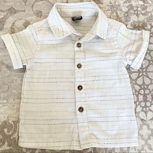 First Wave 12 mo button up shirt baby boy like new